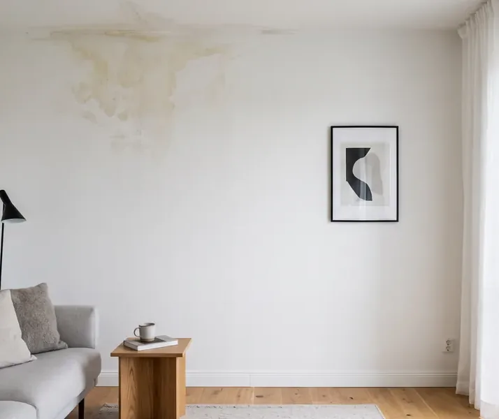 Condensación y moho en vivienda de A Coruña
